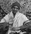 Bapuji giving a blessing