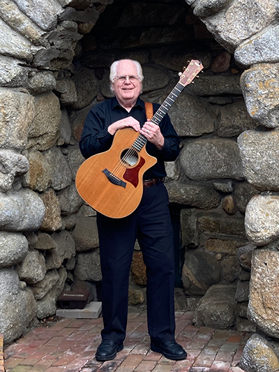 David and his guitar